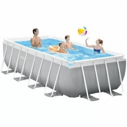 Intex Prism Frame Pool 26790, каркасный бассейн 400x200x122 см, 8418л, филтр-насос 2006л\ч, лестница