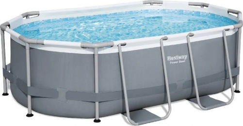 Каркасный бассейн Bestway  488х305х107см, 13177 л, 10949л, фил.-насос 3028л/ч, лестница, тент(копия)