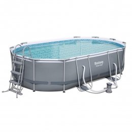 Каркасный бассейн Bestway  488х305х107см, 13177 л, 10949л, фил.-насос 3028л/ч, лестница, тент