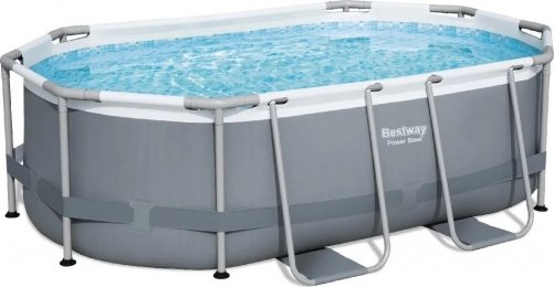 Каркасный бассейн Bestway  488х305х107см, 13177 л, 10949л, фил.-насос 3028л/ч, лестница, тент(копия)